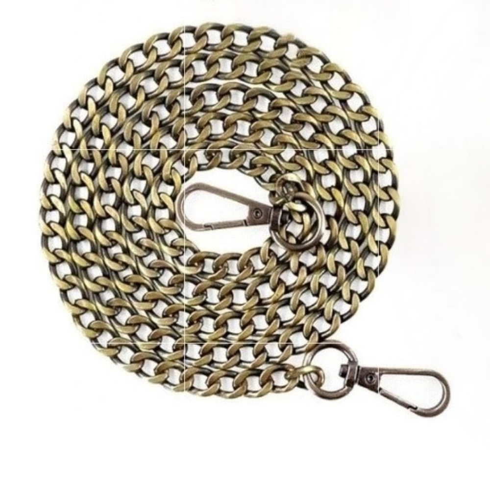 Replacement Chain Strap - 47" Bronze Crossbody Bag Chain